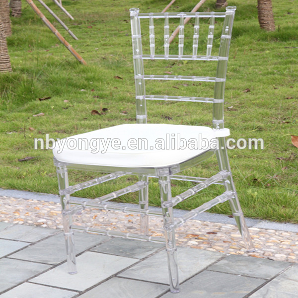 キアヴァリの宴会の椅子ティファニーの椅子結婚式のためのクッション付き-プラスチック製椅子問屋・仕入れ・卸・卸売り