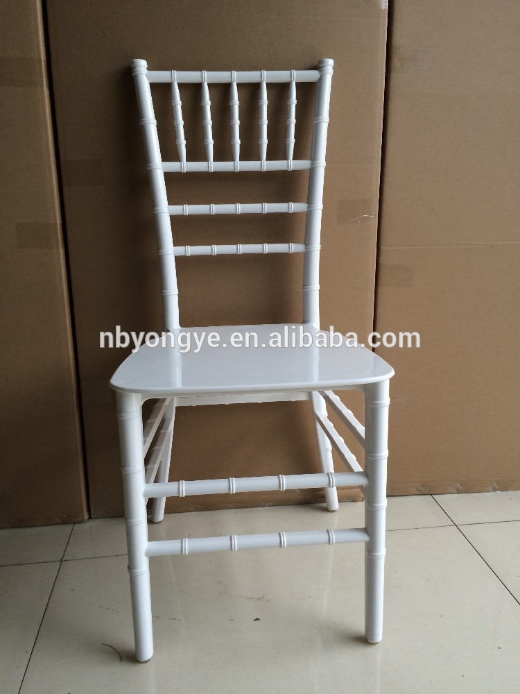 モノブロックワンピース白い樹脂キアヴァリ椅子-プラスチック製椅子問屋・仕入れ・卸・卸売り