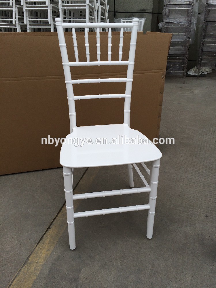 白パーティーでモノブロック樹脂キアヴァリ椅子-プラスチック製椅子問屋・仕入れ・卸・卸売り