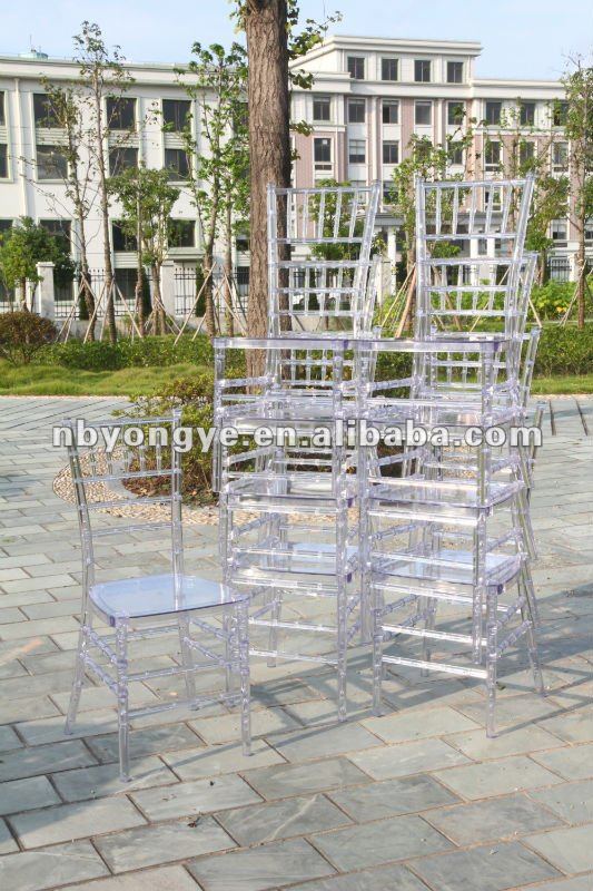 明確な結婚式の樹脂透明キアヴァリ椅子-ダイニングチェア問屋・仕入れ・卸・卸売り