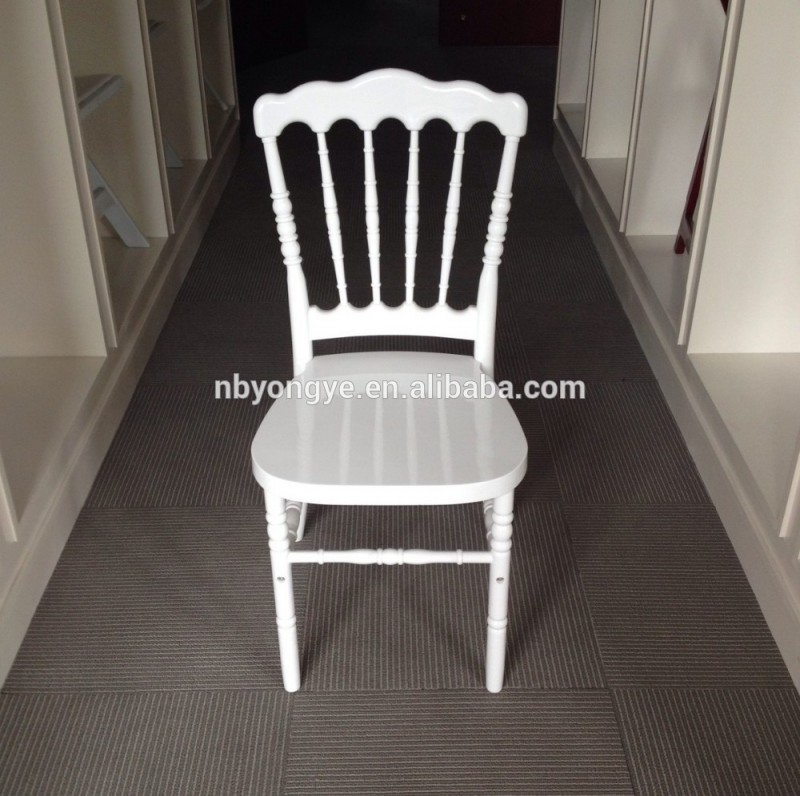 本白ポリカーボネート樹脂ナポレオンの椅子-プラスチック製椅子問屋・仕入れ・卸・卸売り