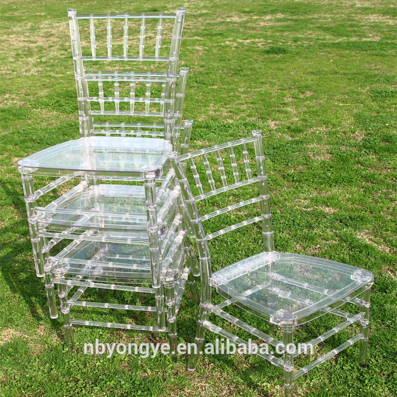 プラスチックウェディング樹脂クリアキアヴァリ椅子-プラスチック製椅子問屋・仕入れ・卸・卸売り