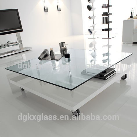 安全な積層強化ガラスのモダンなデザインのガラスセンターテーブル-コーヒーテーブル問屋・仕入れ・卸・卸売り