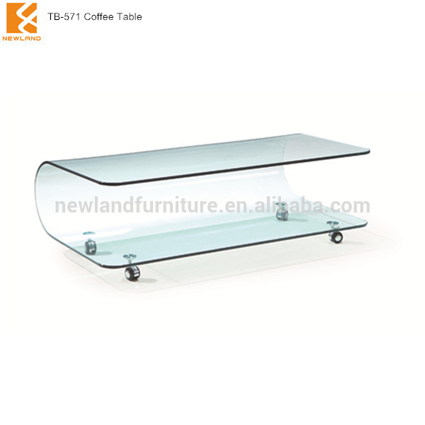 モダンなガラスのテーブル( tb- 571)-コーヒーテーブル問屋・仕入れ・卸・卸売り