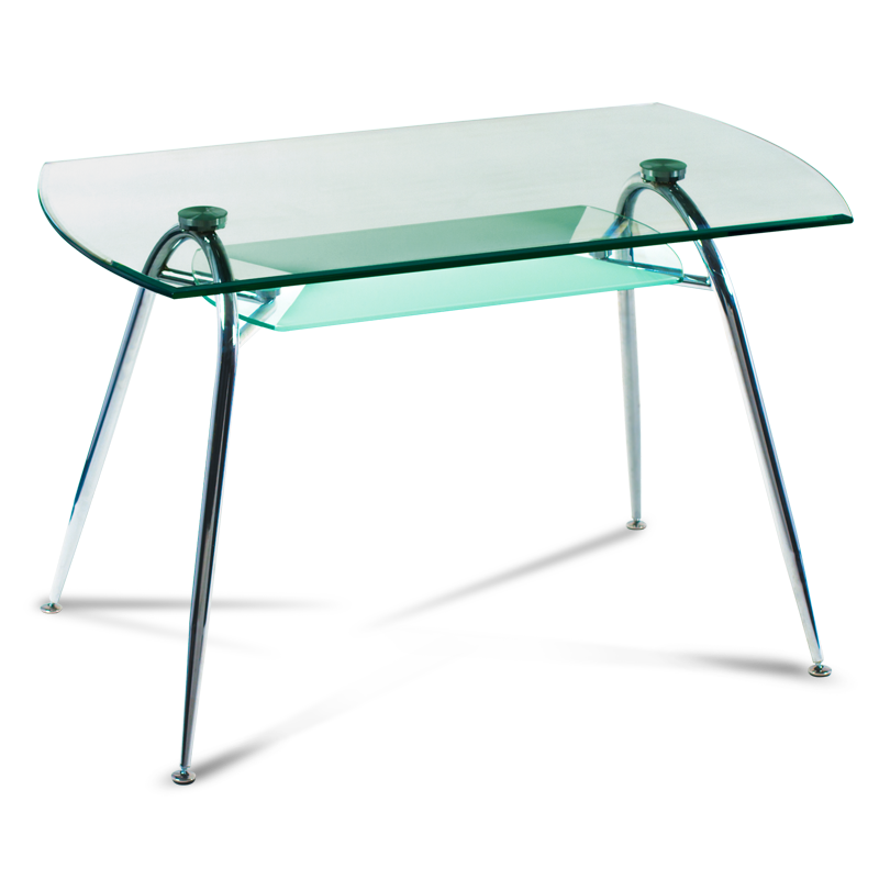 透明な強化ガラスのダイニングキッチンモダンなスタイリッシュ製の脚を持つテーブルカルメン1503-コーヒーテーブル問屋・仕入れ・卸・卸売り