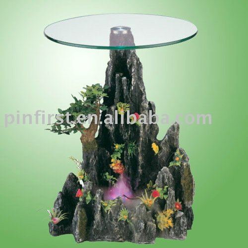 50Pcs新しいガラス樹脂の絶妙な端テーブルの茶テーブルTeapoy-その他業務用家具問屋・仕入れ・卸・卸売り