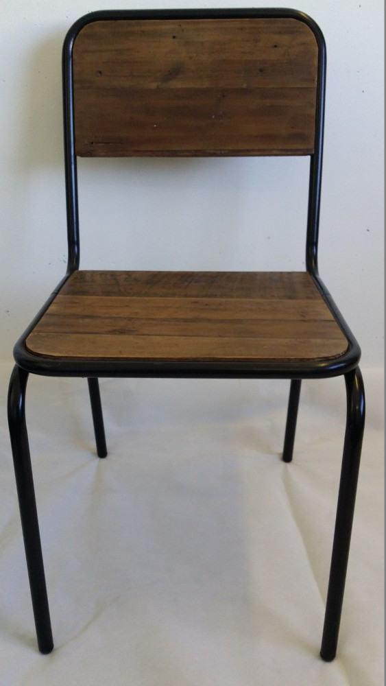ヴィンテージ工業用金属の椅子、 金属折りたたみ椅子を使用-その他金属製家具問屋・仕入れ・卸・卸売り
