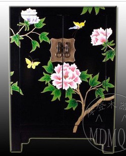 中国のアンティーク家具のキャビネットを描いた-木製キャビネット問屋・仕入れ・卸・卸売り