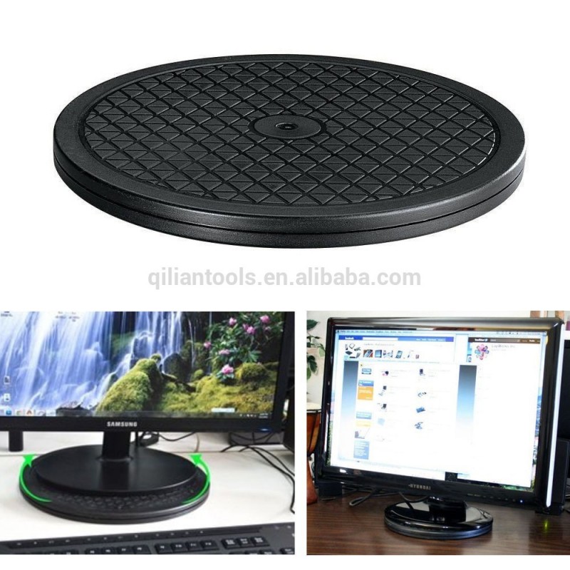 10 "直径ヘビーデューティ360度回転スイベルスタンド付き鋼ボールベアリング用大画面テレビ/モニター/ターンテーブル/レイジースーザン-スイベルプレート問屋・仕入れ・卸・卸売り