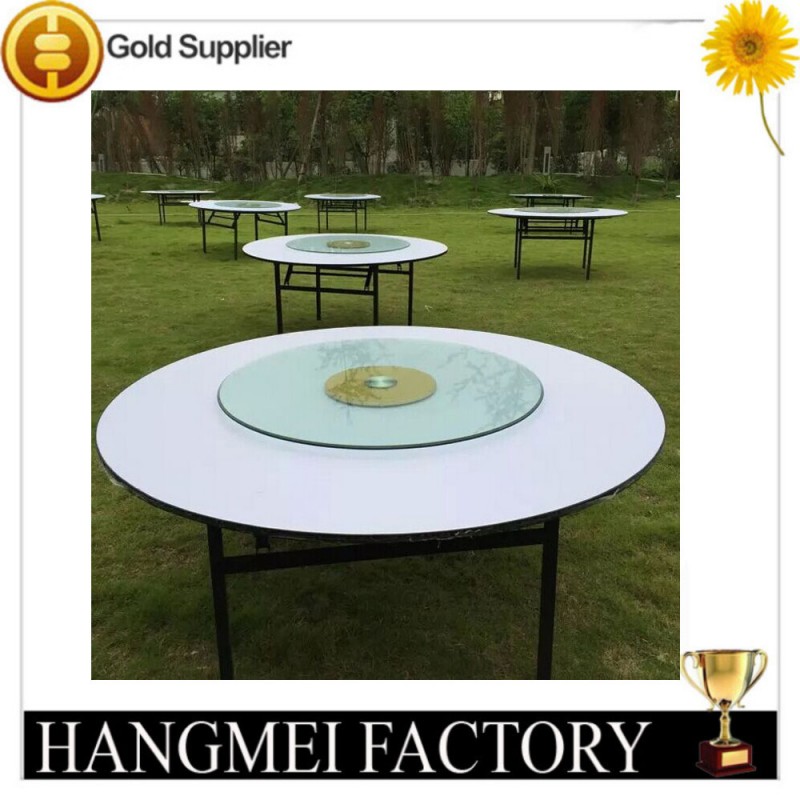 環境に優しい強化ガラス回転レイジースーザン HM-G1-スイベルプレート問屋・仕入れ・卸・卸売り