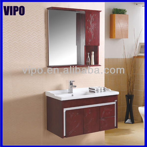 modernオークのバスルームの鏡付きのキャビネットbc89002-その他バスルーム用品問屋・仕入れ・卸・卸売り
