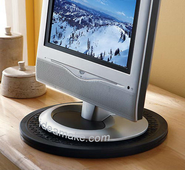 テレビ用トレイを回転ターンテーブル25cmモニタースタンド-スイベルプレート問屋・仕入れ・卸・卸売り