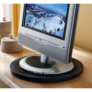 多目的360度2方法回転ターンテーブルテレビのスピーカースタンド最大30キログラムケーキ工場-スイベルプレート問屋・仕入れ・卸・卸売り