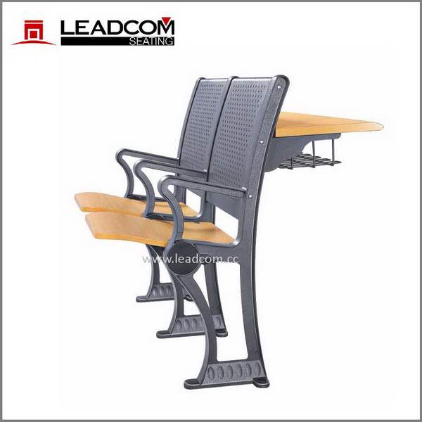 Leadcom熱い販売の教室の生徒の机と椅子のための講義ls-908f-金属製家具セット問屋・仕入れ・卸・卸売り