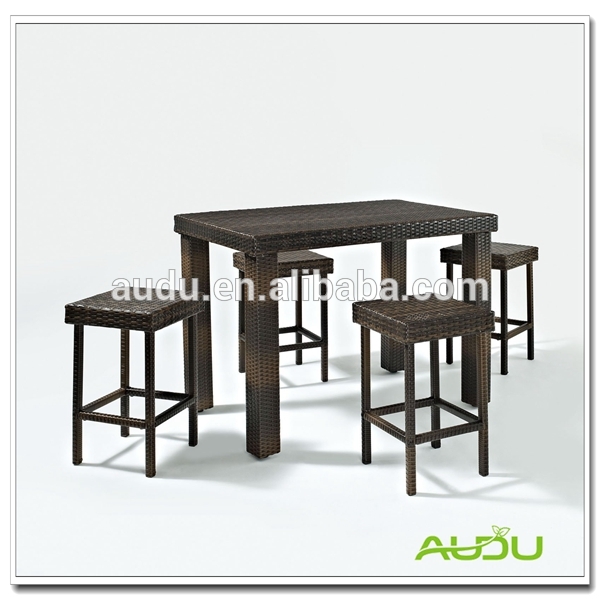 Audu四人乗り テーブル/屋外四スツール シーター テーブル-金属製テーブル問屋・仕入れ・卸・卸売り
