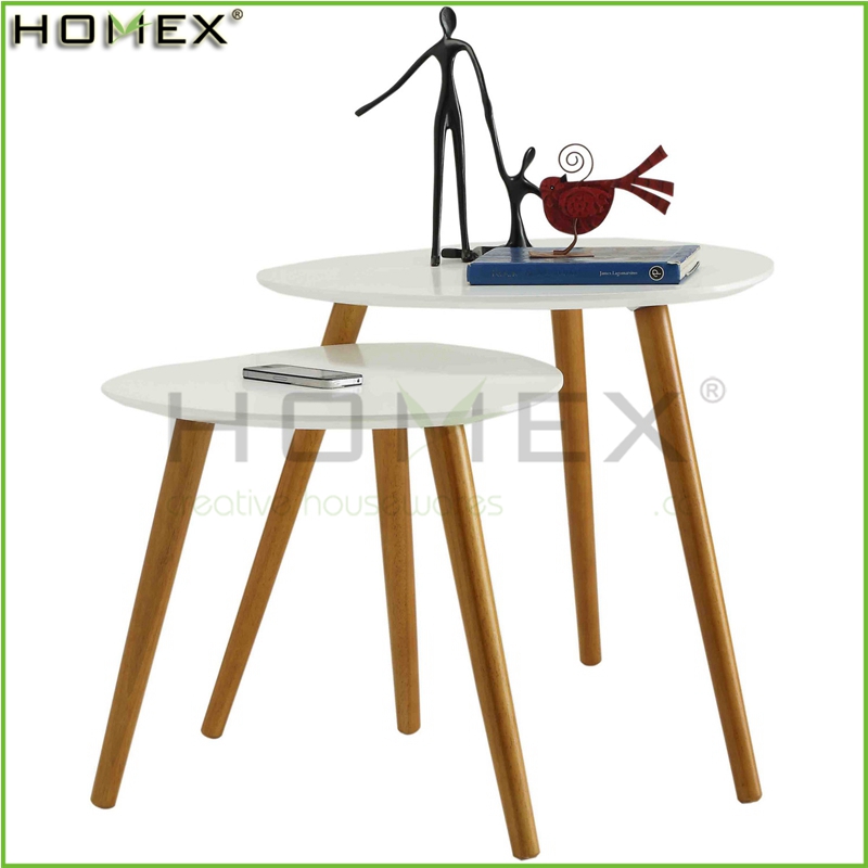 2 ピース ネスティング テーブル木製家具デザイン Homex_BSCI fsc-問屋・仕入れ・卸・卸売り