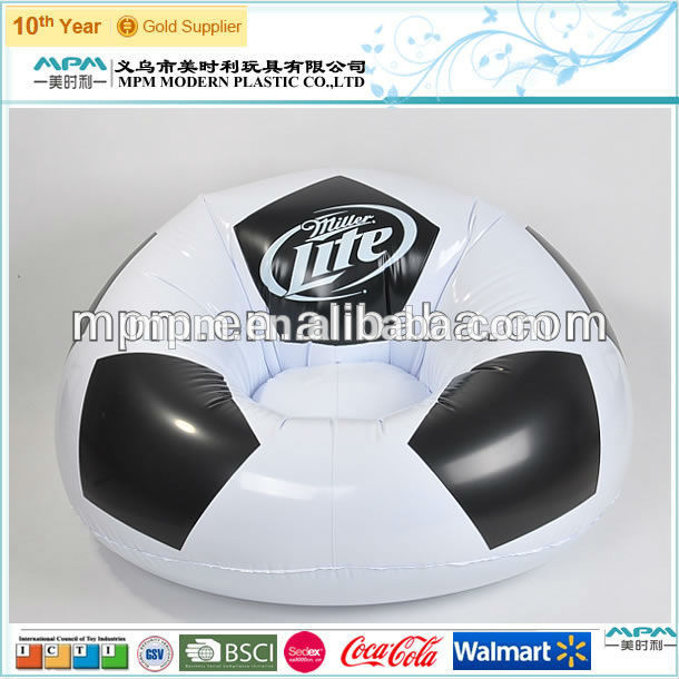 sedex監査工場熱い販売の子供のpvcインフレータブルサッカーソファ-リビング用ソファ問屋・仕入れ・卸・卸売り
