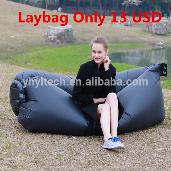 2017最新のファッショントップデザインlaybagバナナ寝袋インフレータブルラウン空気豆袋-リビング用ソファ問屋・仕入れ・卸・卸売り