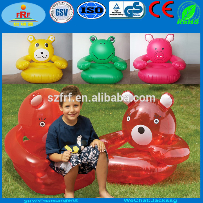 子供インフレータブルクマ椅子、 インフレータブル動物形アームチェア-リビング用ソファ問屋・仕入れ・卸・卸売り