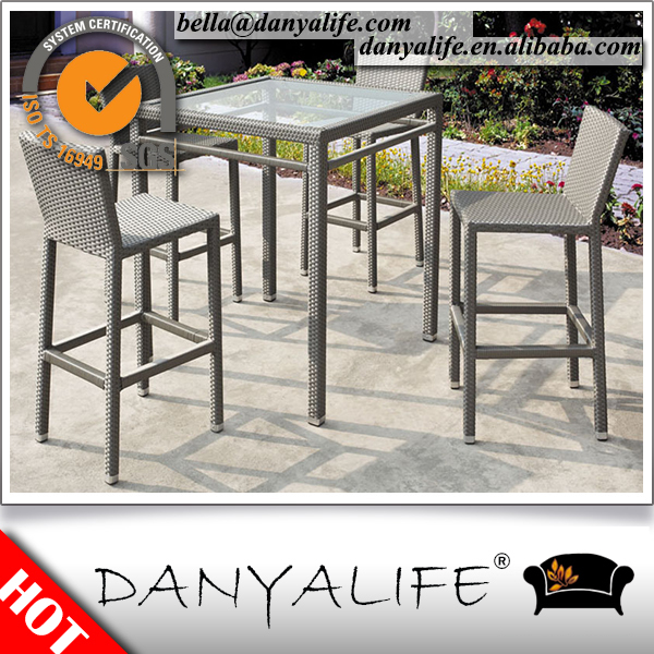 Dybar- d5422danyalifeポリ籐屋外用耐候パブの家具-金属製家具セット問屋・仕入れ・卸・卸売り