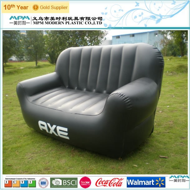 Pvcインフレータブルの家庭用家具のソファ/大人のためのダブルソファ-リビング用ソファ問屋・仕入れ・卸・卸売り