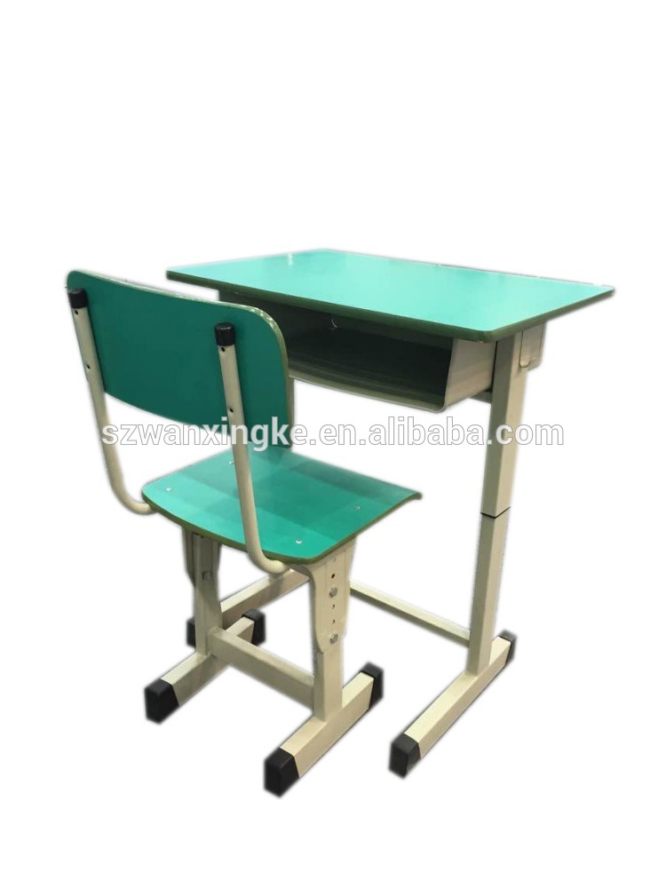 学校椅子コンボ高校学校の机と椅子子供の調査のテーブル-金属製家具セット問屋・仕入れ・卸・卸売り