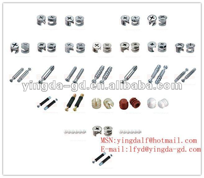 家具カムロックのねじまたは接合箇所ねじかとげがあるナットまたは家具ハードウェア接続付属品-家具用ボルト問屋・仕入れ・卸・卸売り