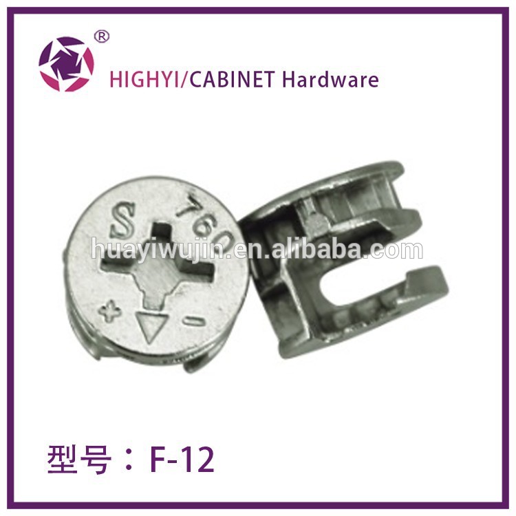 最高品質の家具キャビネットコネクタカムf12ボルトのナットの締め具-家具用ボルト問屋・仕入れ・卸・卸売り