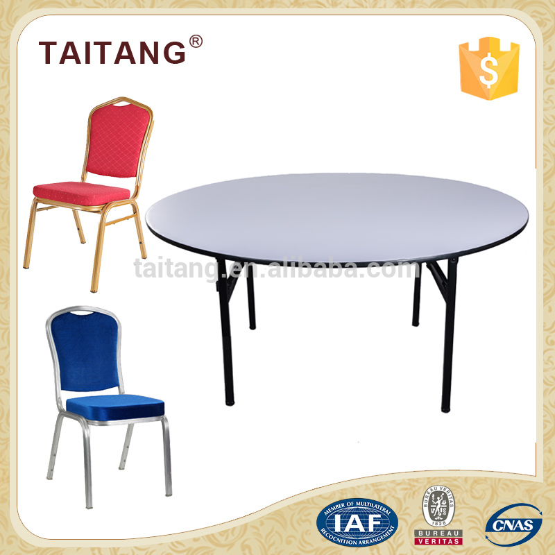 中国卸売合板宴会テーブルとメタルスタッカブルブレスレット椅子-食卓問屋・仕入れ・卸・卸売り