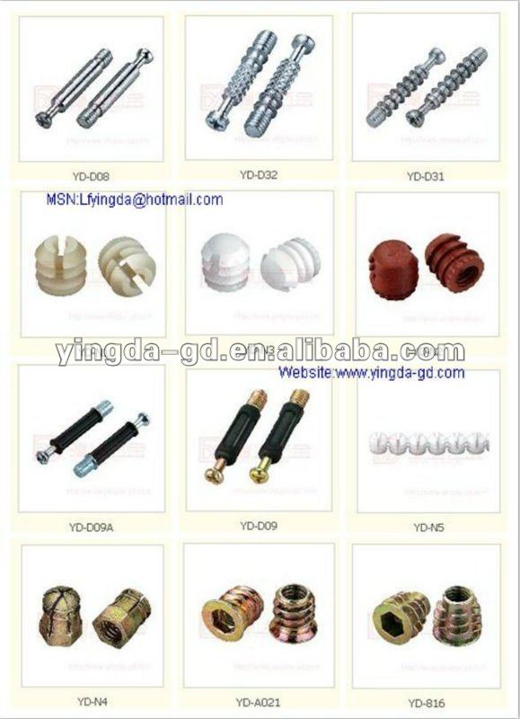 家具のコネクタタイプ高品質の異なったさまざまなタイプの照明器具からカムボルトナットの工場-家具用ボルト問屋・仕入れ・卸・卸売り