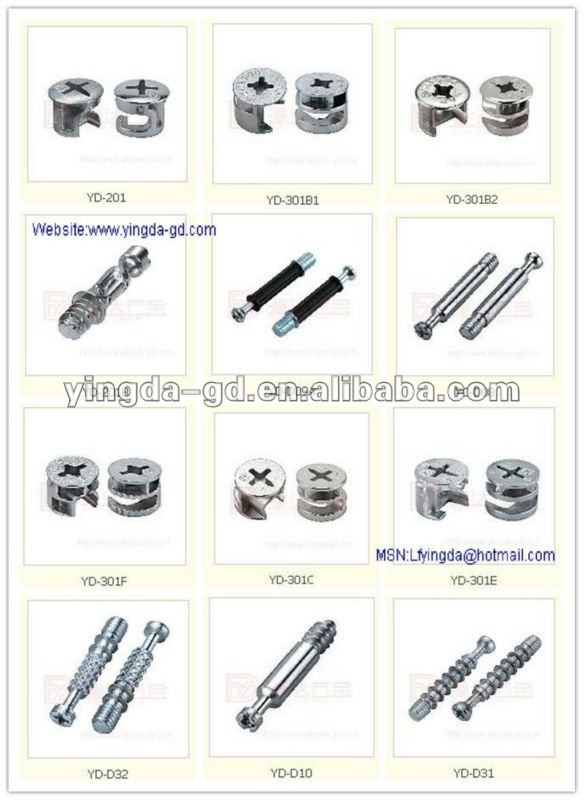 高品質の異なった種類の家具とカムのネジボルトナットfactryからカム-家具用ボルト問屋・仕入れ・卸・卸売り