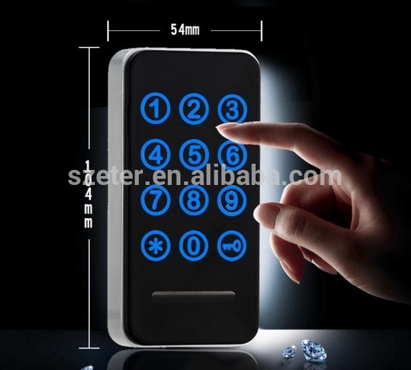 金属鋼キーパッドパスワード デジタル led ディスプレイ キャビネット ロック 118PW-家具用ロック問屋・仕入れ・卸・卸売り
