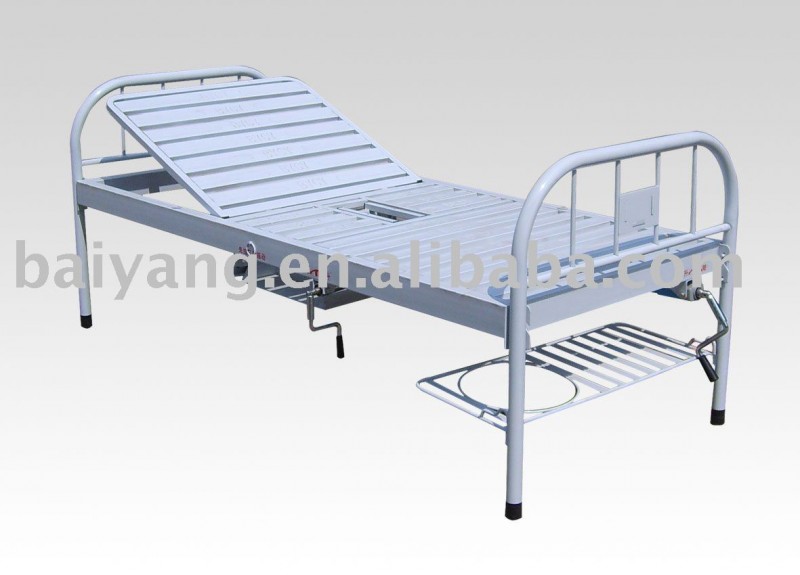 フラット医療室のポット付きベッドシングルクランク-金属製ベッド問屋・仕入れ・卸・卸売り