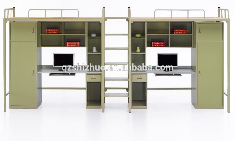 学校寮のベッドファニチャータイプと具体的な使用のホステルsz-c022金属の二段ベッド-金属製ベッド問屋・仕入れ・卸・卸売り