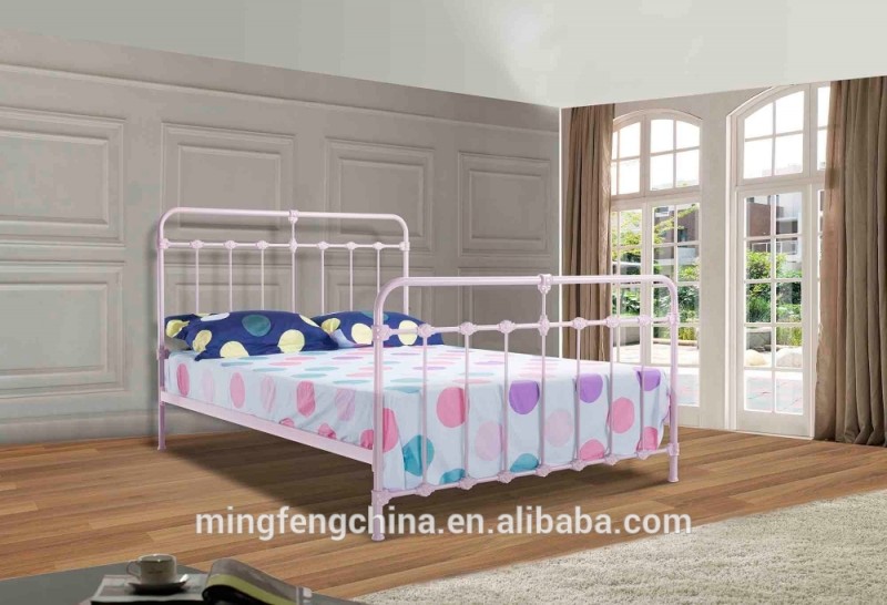 甘いピンクの子供の家の家具のための鉄のベッド-金属製ベッド問屋・仕入れ・卸・卸売り