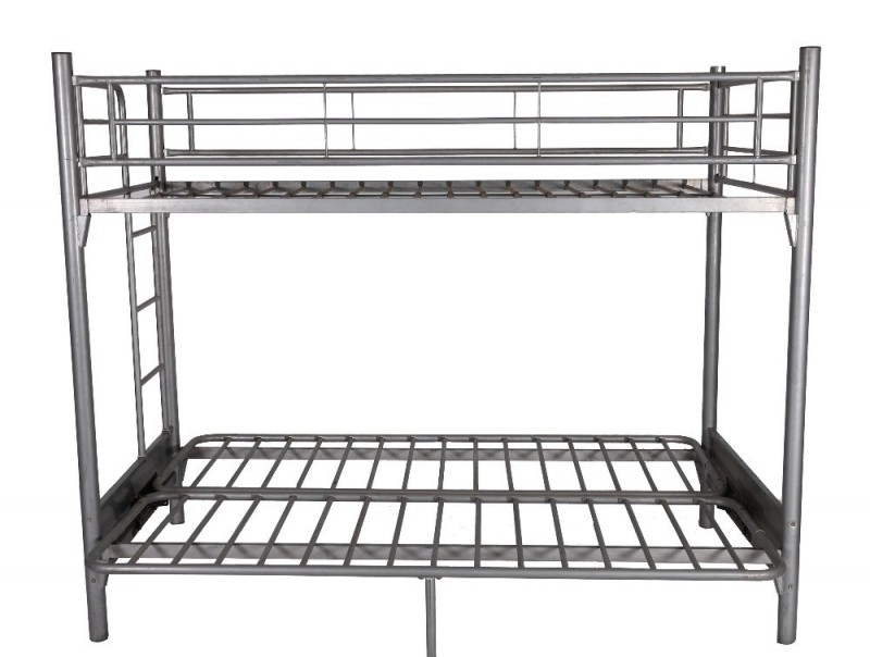 oemカスタム現代的な金属のベッドの鉄鍛造三つ折マットレス付き二段ベッドフレームにホームためのソファ、 寮や学校用-金属製ベッド問屋・仕入れ・卸・卸売り