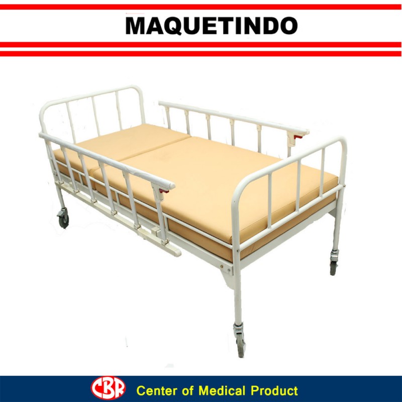 簡単使用シングルクランク病院のベッド用病院や診療所のフルセットでマットレス-金属製ベッド問屋・仕入れ・卸・卸売り