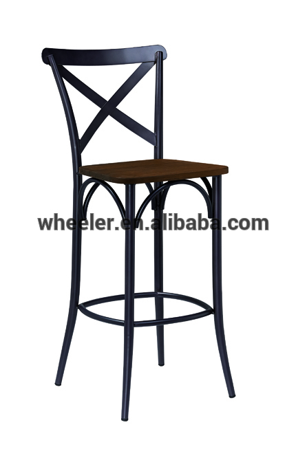 工業用の金属製のヴィンテージフランスの椅子-金属製椅子問屋・仕入れ・卸・卸売り