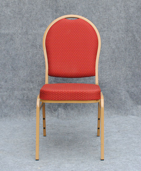 現代の赤い布、 ゴールドスチールチューブ、 販売のためのyc-zg13使用される宴会の椅子-金属製椅子問屋・仕入れ・卸・卸売り