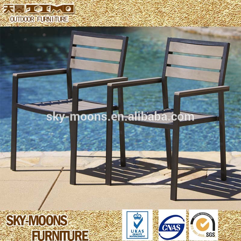 高品質全天候家具屋外の積み重ね可能なホワイトのガーデンチェア( ps006)-金属製椅子問屋・仕入れ・卸・卸売り