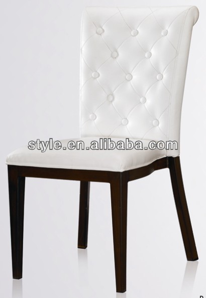 ビニールスタッカブル椅子b-159販売のための白いウェディング椅子-金属製椅子問屋・仕入れ・卸・卸売り