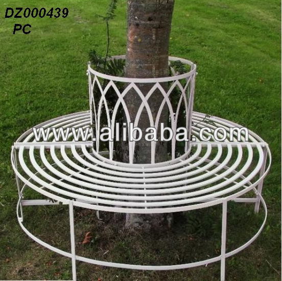 装飾ラウンド metaltree ベンチ公園-金属製椅子問屋・仕入れ・卸・卸売り
