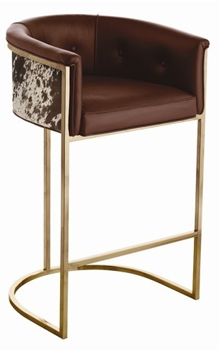 シンプルなバー椅子ステンレス鋼ホルダー革で-金属製椅子問屋・仕入れ・卸・卸売り