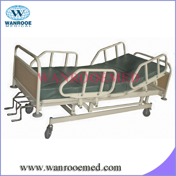BAM501 4クランクマニュアル仕様の病院のベッド-金属製ベッド問屋・仕入れ・卸・卸売り
