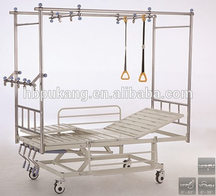 ステンレス鋼の整形外科病院の牽引ベッド-金属製ベッド問屋・仕入れ・卸・卸売り