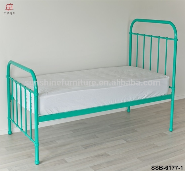 中国工場安価なベッドルーム家具の金属の狭いシングルベッド-金属製ベッド問屋・仕入れ・卸・卸売り