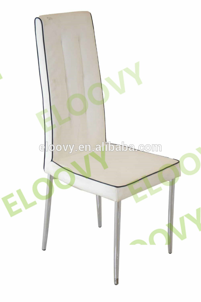 良いデザインの台所の椅子のダイニング白革張りの椅子ホワイトpuのダイニングチェア-金属製椅子問屋・仕入れ・卸・卸売り