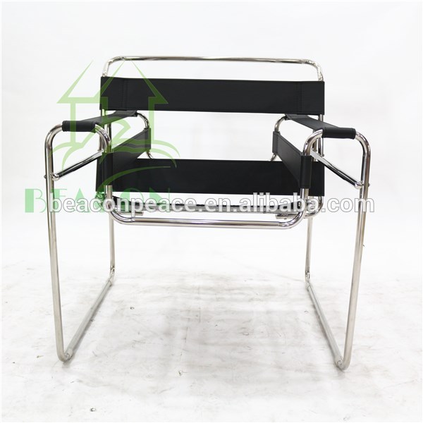 2016 hotsellトップ品質のステンレススチール椅子ワシリー·椅子、 キャンバスラウンジチェア-金属製椅子問屋・仕入れ・卸・卸売り
