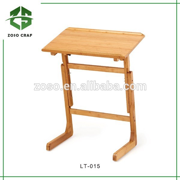 調節可能な竹のラップトップデスク現代の家庭用家具ソファの上で-コーヒーテーブル問屋・仕入れ・卸・卸売り