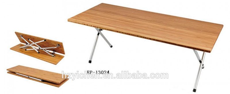 110*50 センチ アルミ竹テーブル-折り畳み式テーブル問屋・仕入れ・卸・卸売り